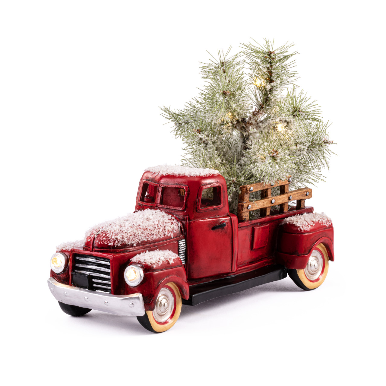 Large Red Truck with Tree Figure thumbnail