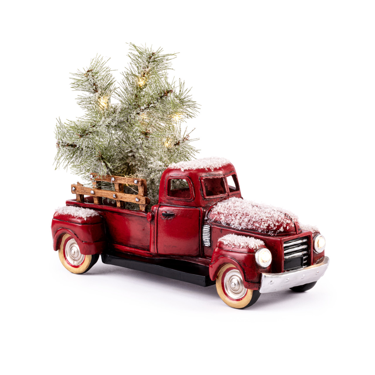Large Red Truck with Tree Figure thumbnail