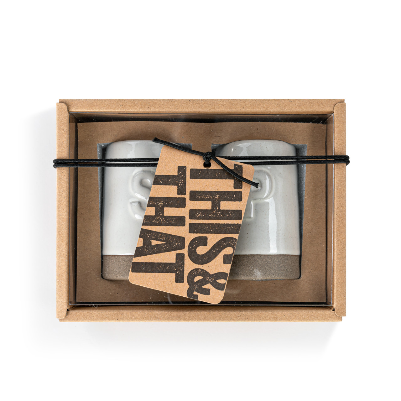 White Gather Round Salt & Pepper - Set of 2 thumbnail