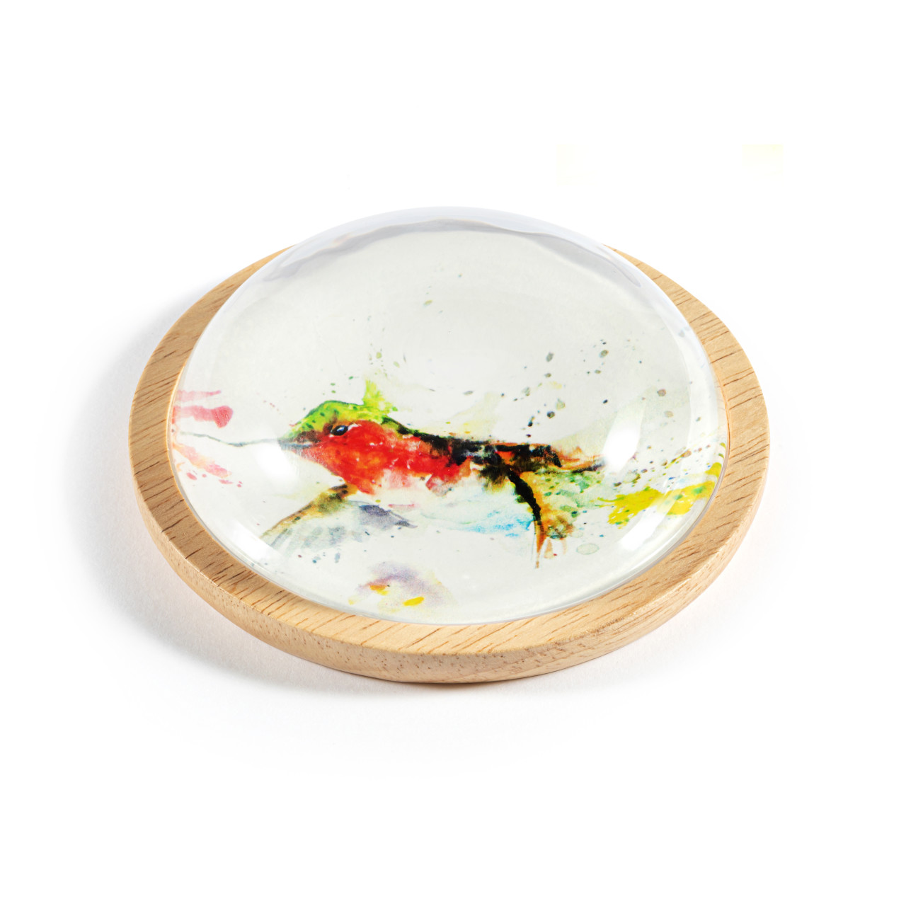 Hummer & Flower Paperweight thumbnail