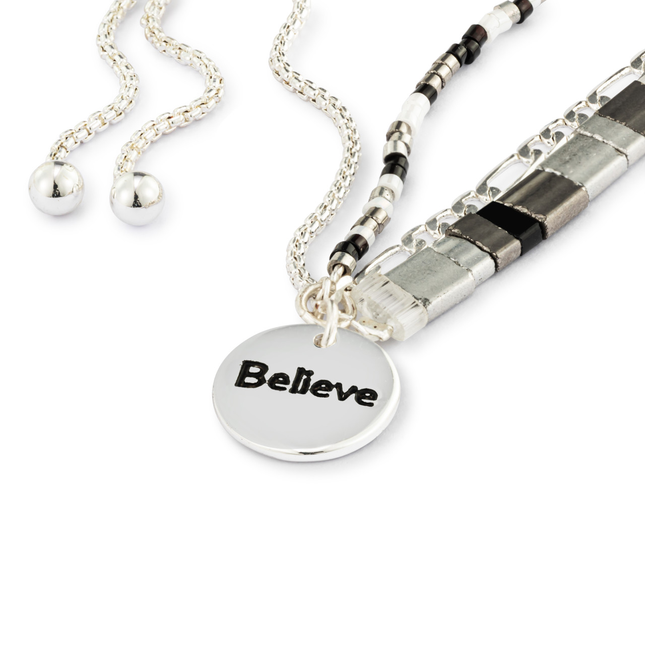 Your Journey Believe Adjustable Tile Bracelet 7" thumbnail