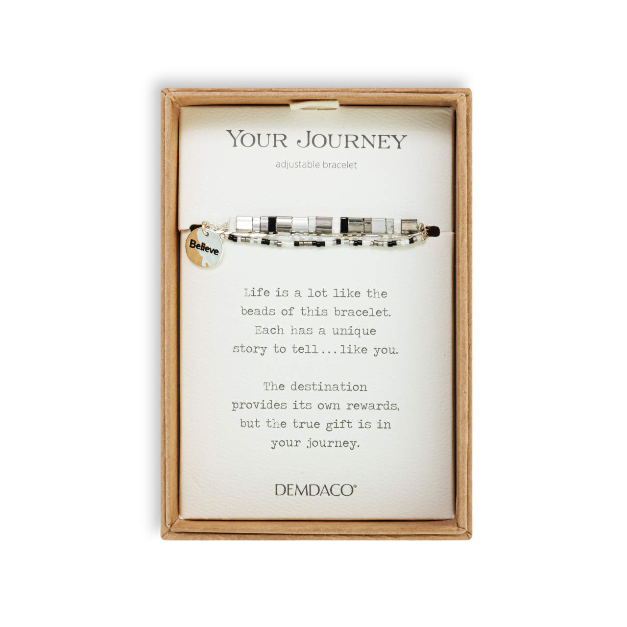 Your Journey Believe Adjustable Tile Bracelet 7" thumbnail
