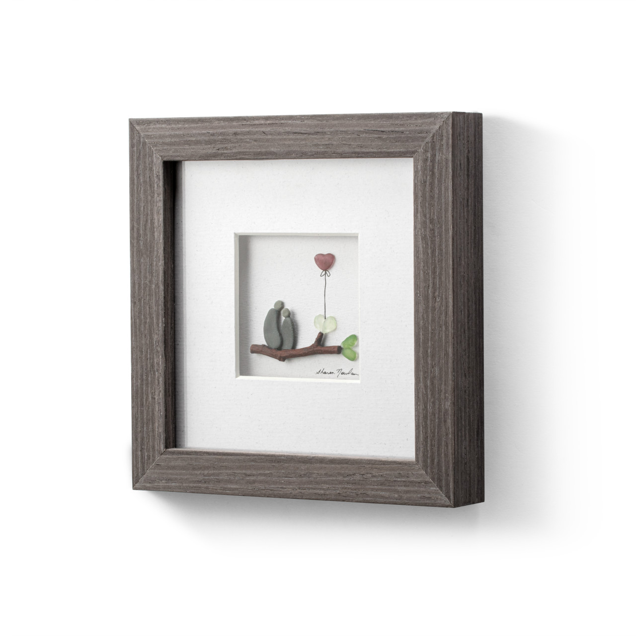 Heart Full of Love Wall Art - Gray thumbnail