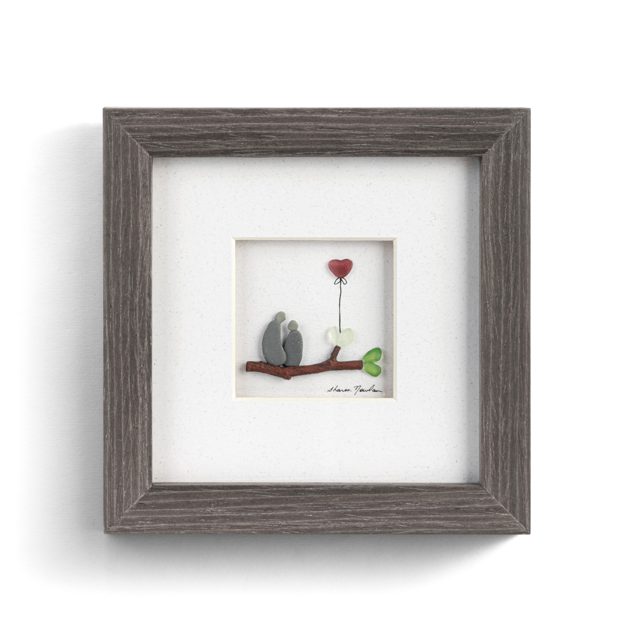 Heart Full of Love Wall Art - Gray thumbnail