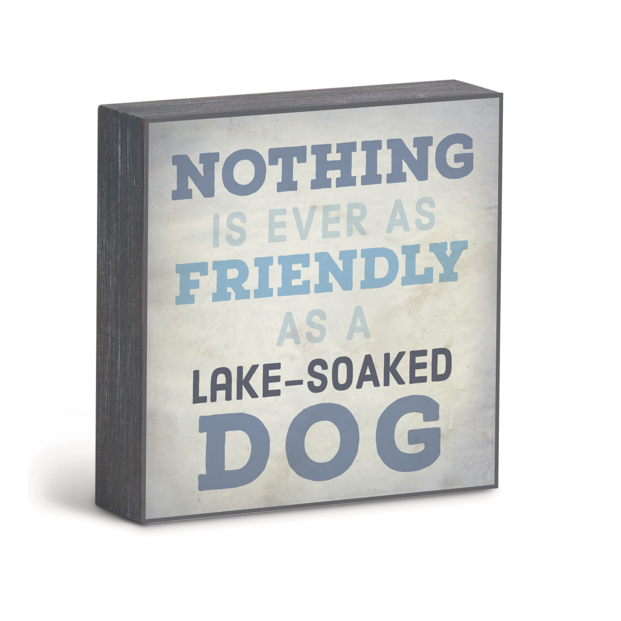 Lake-Soaked Dog Wall Art - 6"sq. thumbnail