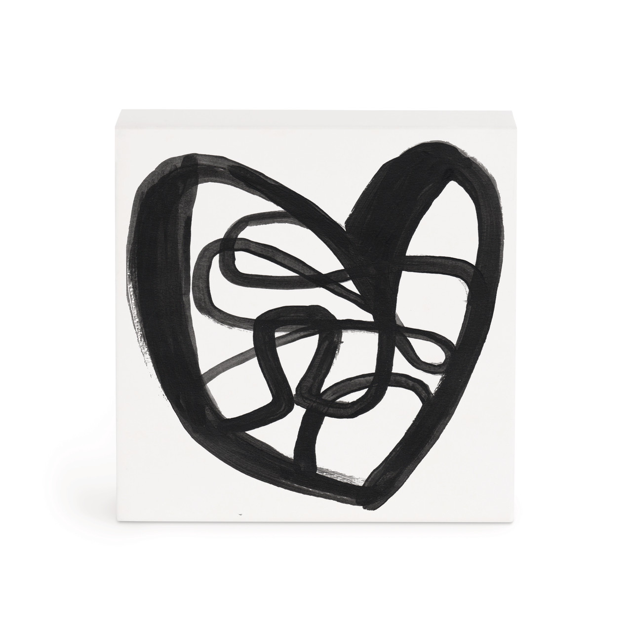 Squiggle Heart Wall Art - 4"sq thumbnail