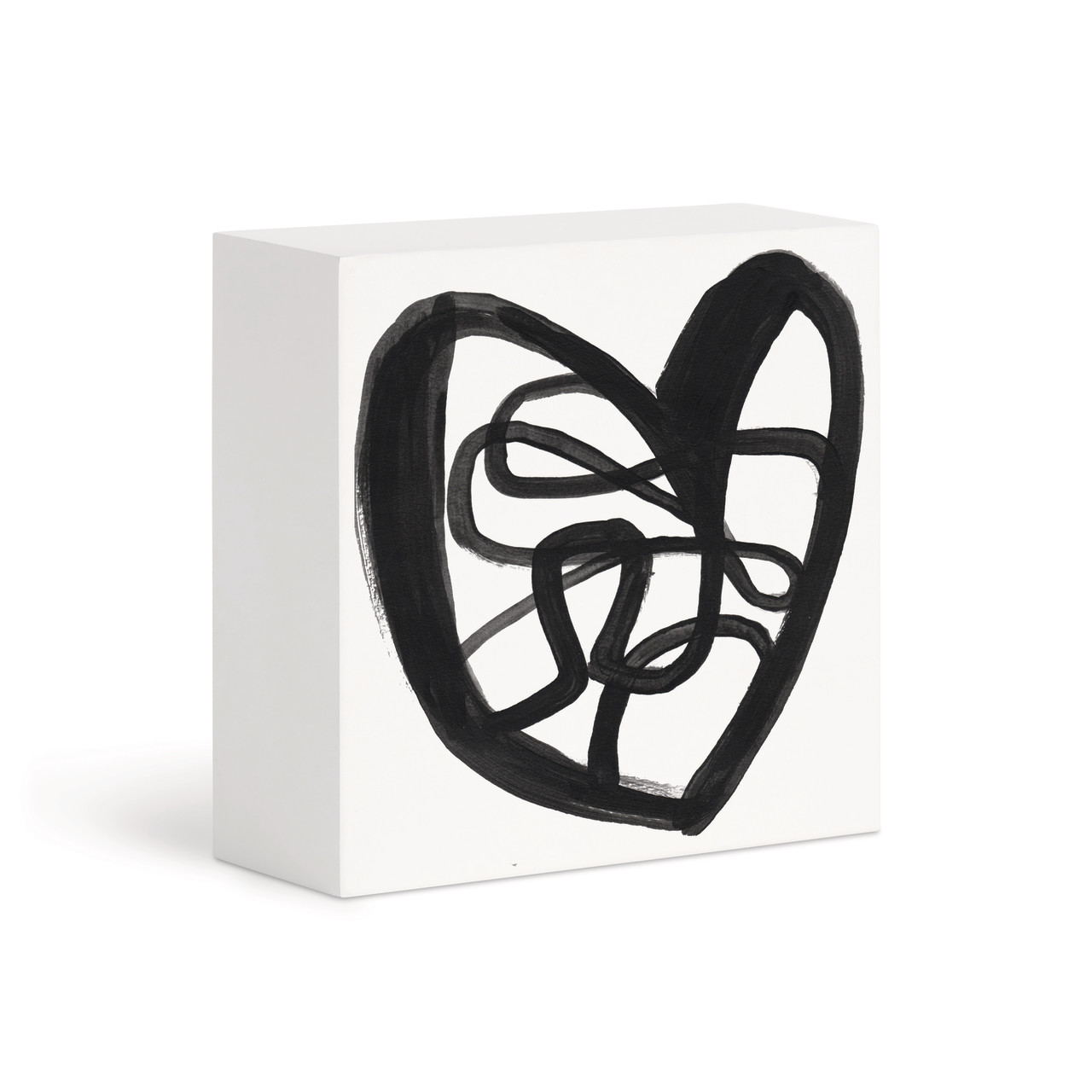 Squiggle Heart Wall Art - 4"sq thumbnail