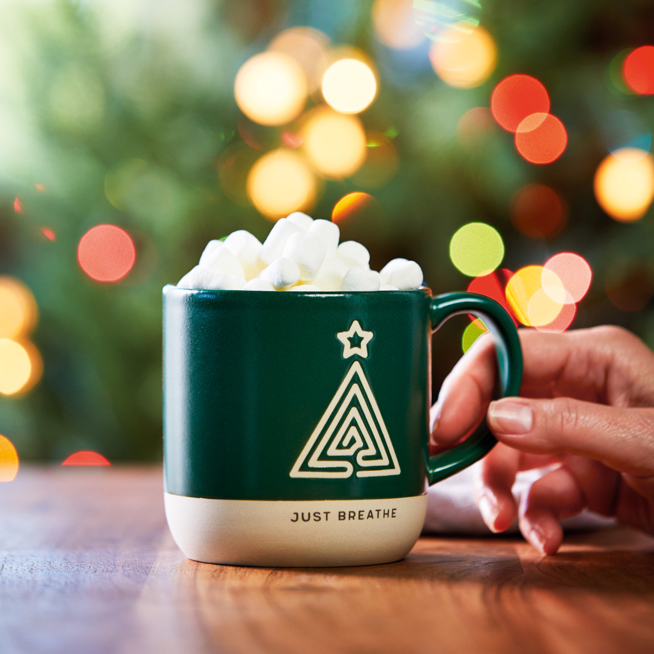 Just Breathe Meditation Mug thumbnail