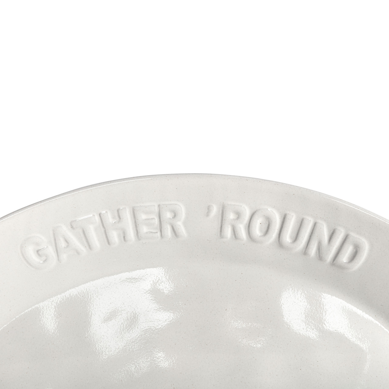 White Gather 'Round Platter thumbnail