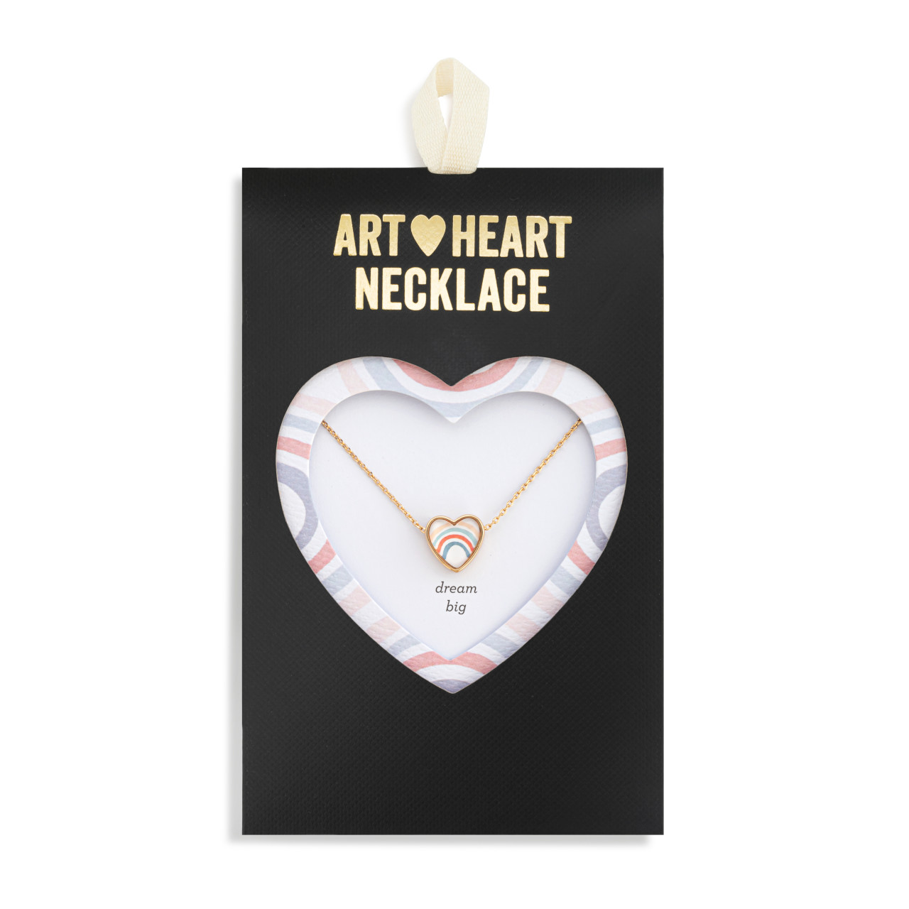 Art Heart Necklace - Dream Big thumbnail