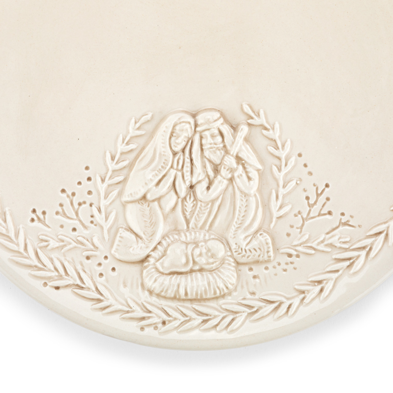 Christmas Journey Ceramic Nativity Appetizer Plates Set of 4 7.5" x 7.5" thumbnail