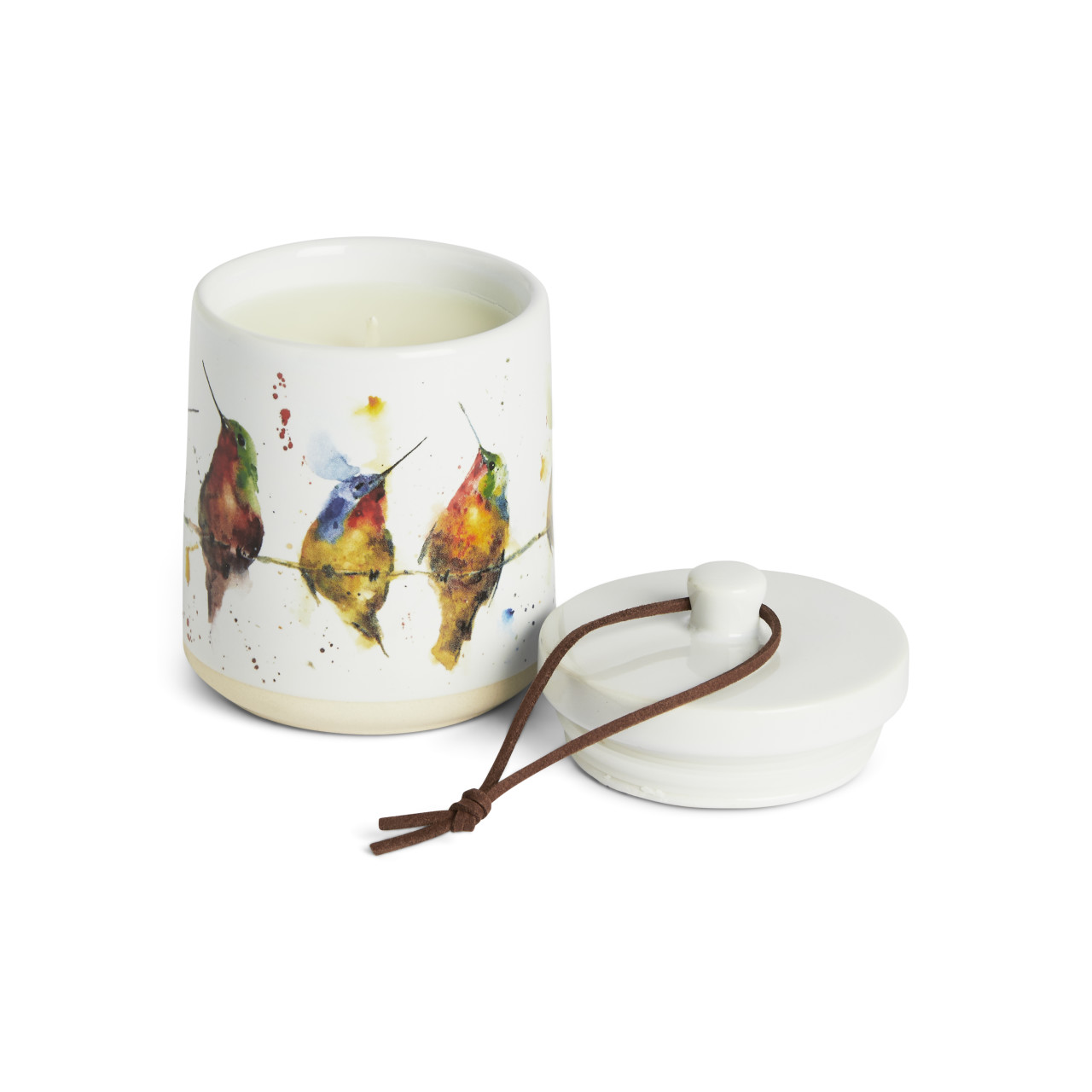 Hummers on a Wire Candle with Lid thumbnail