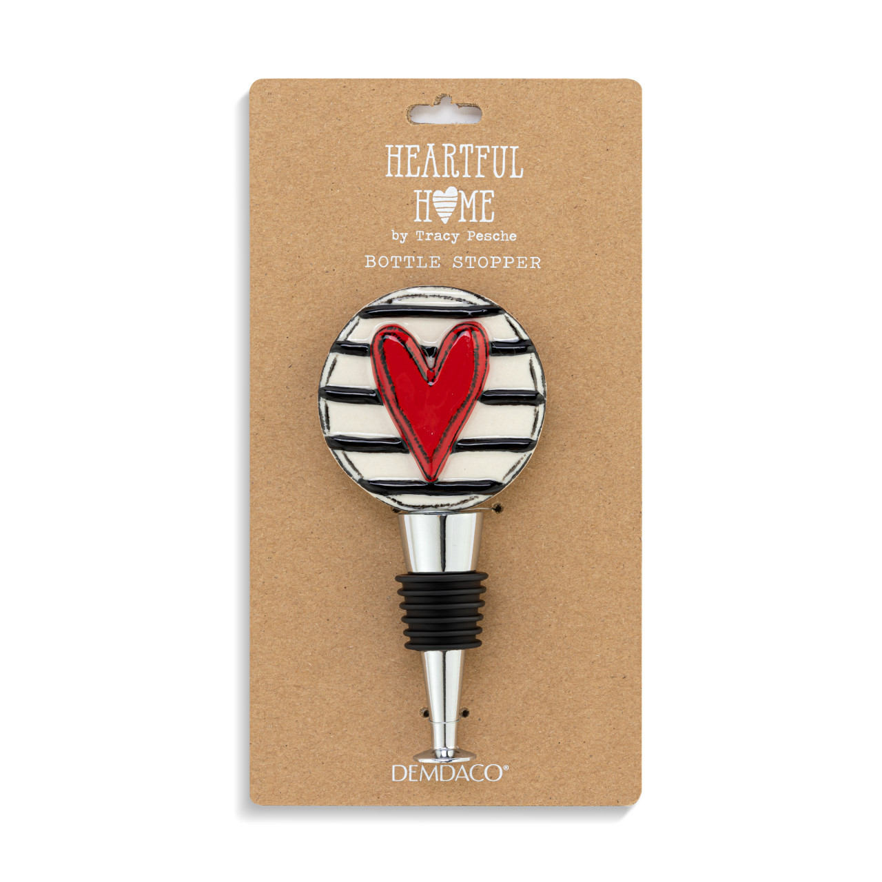Red Heart Bottle Stopper thumbnail