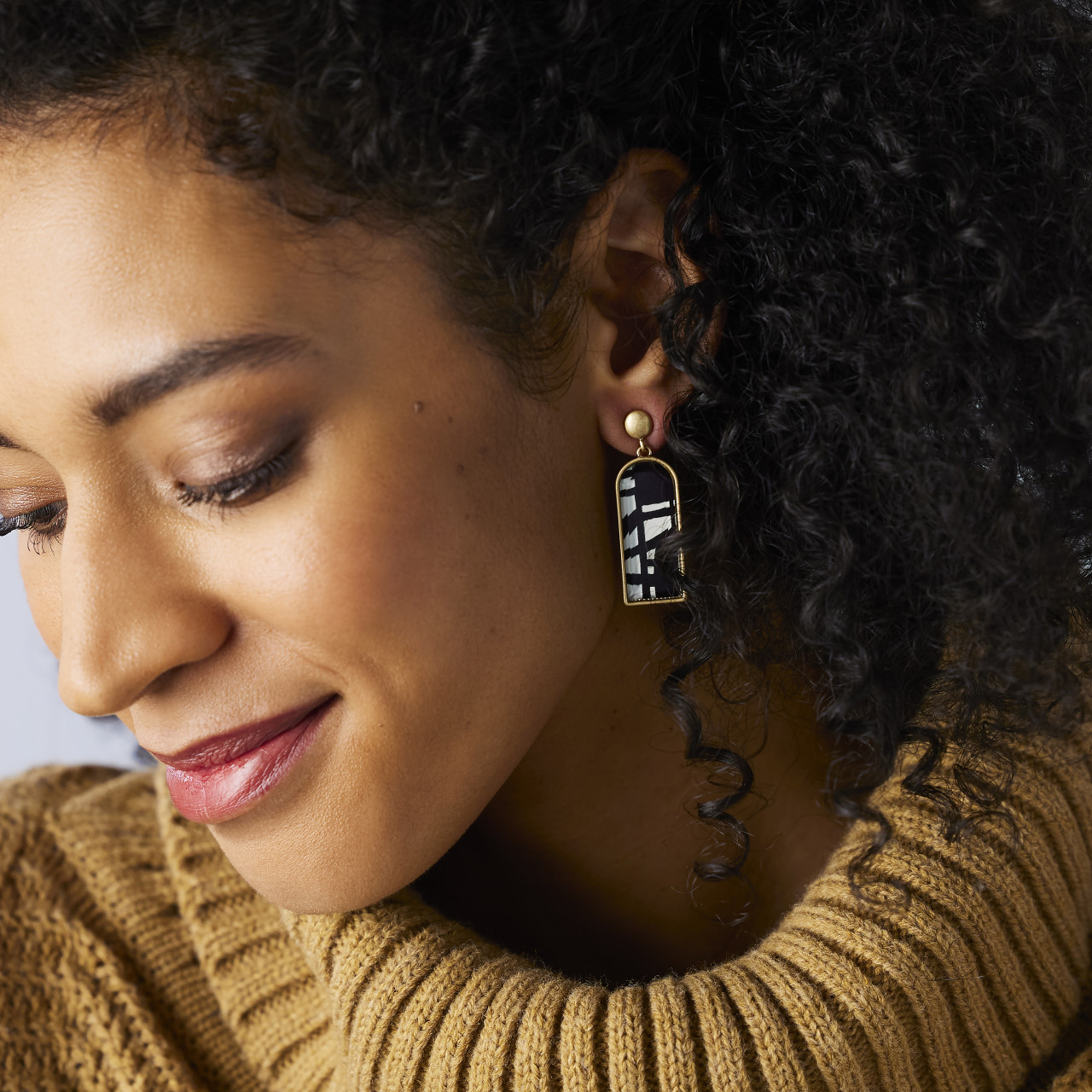 ArtLifting Earrings - Bold Black and White thumbnail