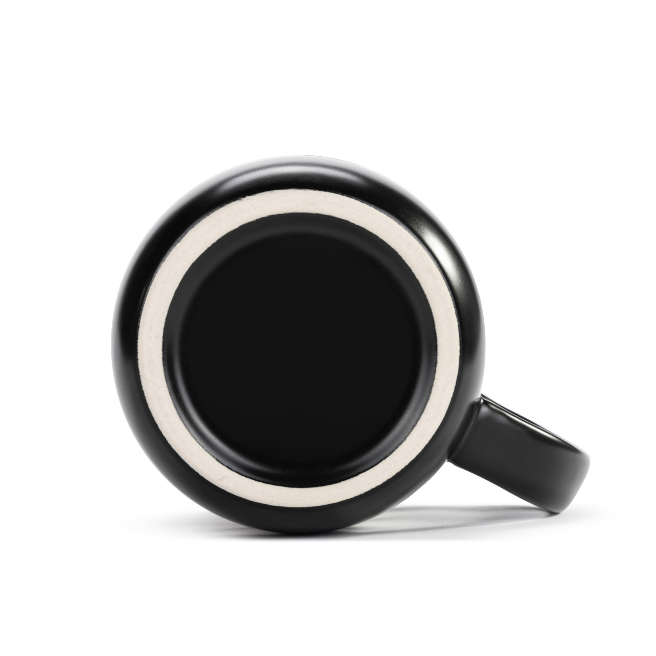Bold Floral Black Mug thumbnail