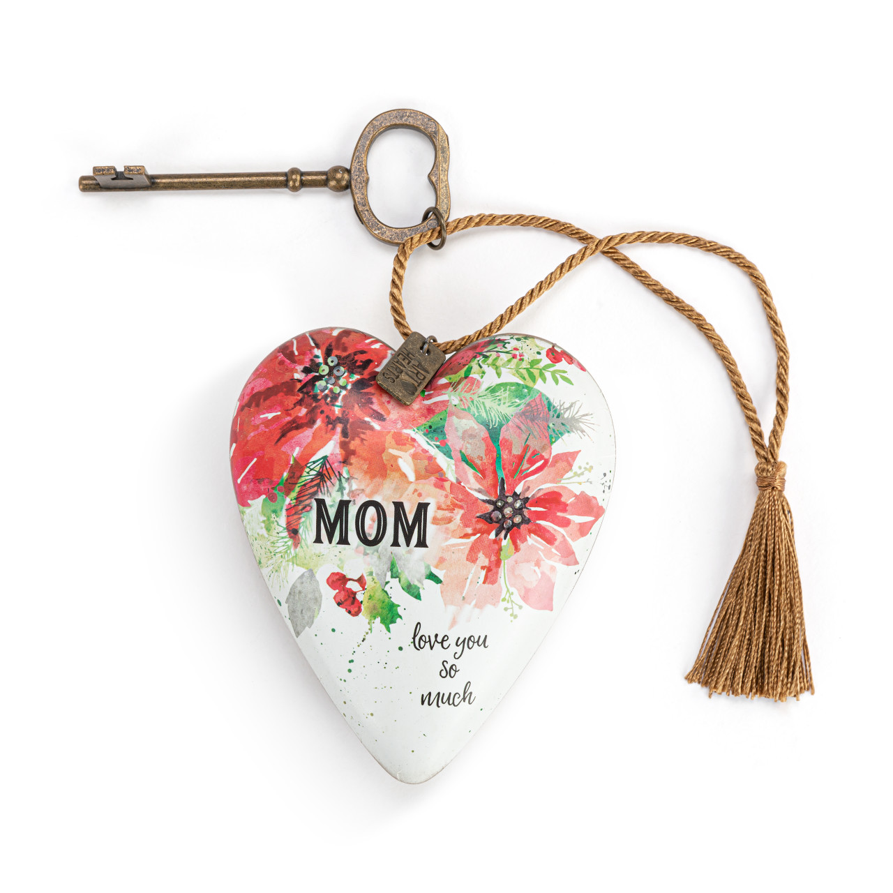 Mom Poinsettia Art Heart thumbnail