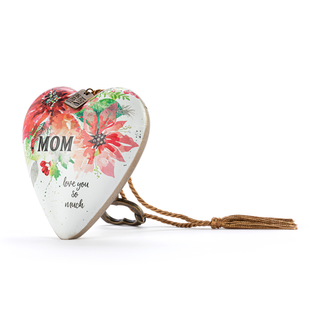 Mom Poinsettia Art Heart thumbnail