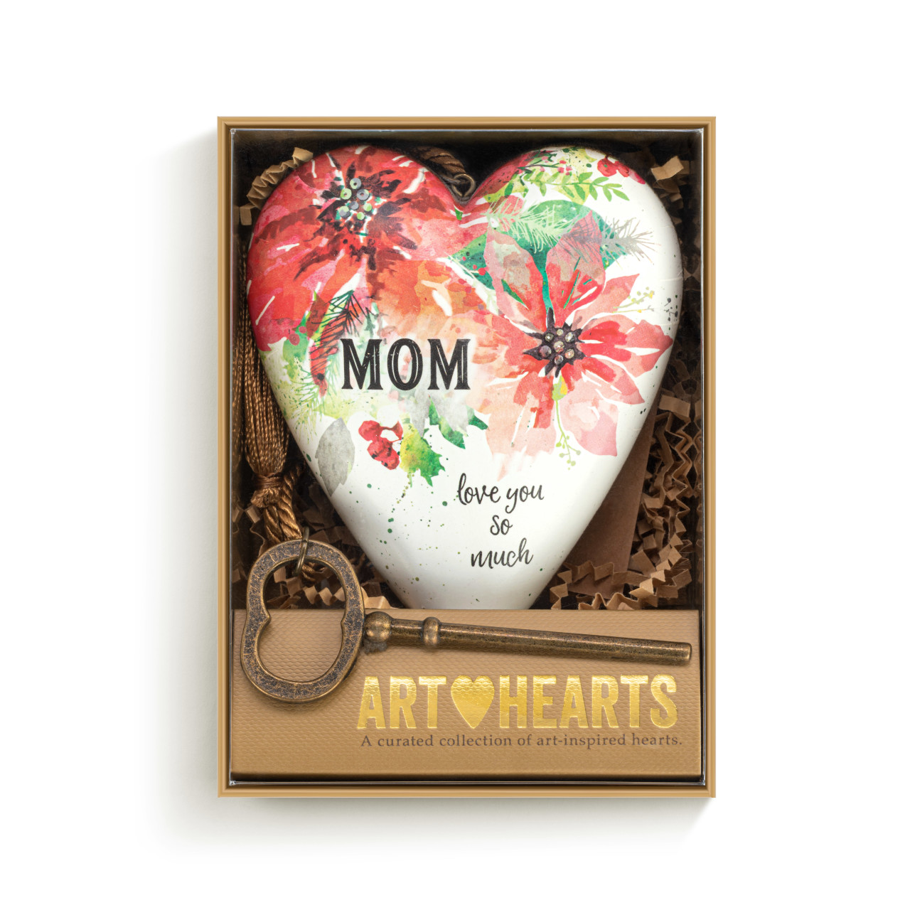 Mom Poinsettia Art Heart thumbnail