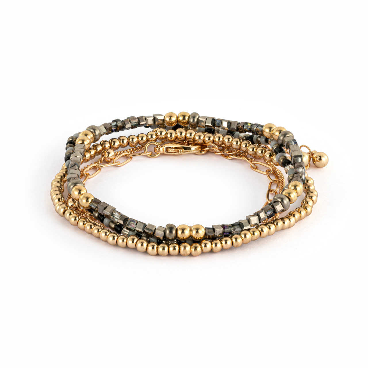 Bracelet Set of 5 - Sand Gold thumbnail