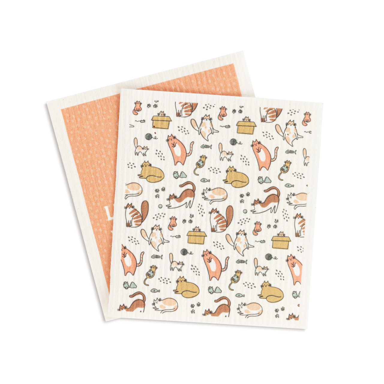 BioDishCloths Set of 2 - BetterWithCats thumbnail