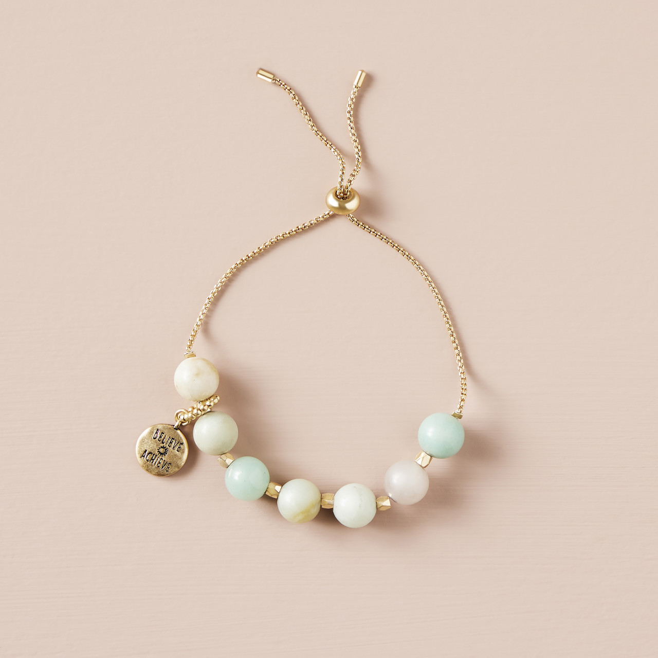 7 Days Tracker Bracelet - Turquoise and Gold thumbnail