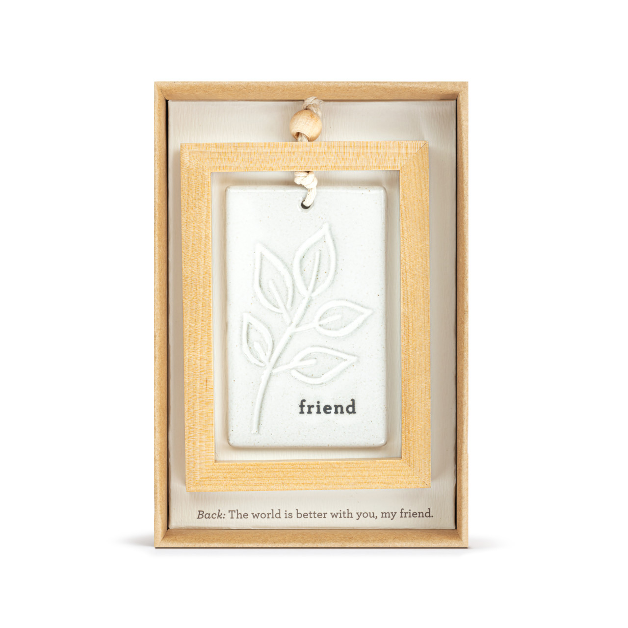 Better With My Friend Hanging Plaque thumbnail