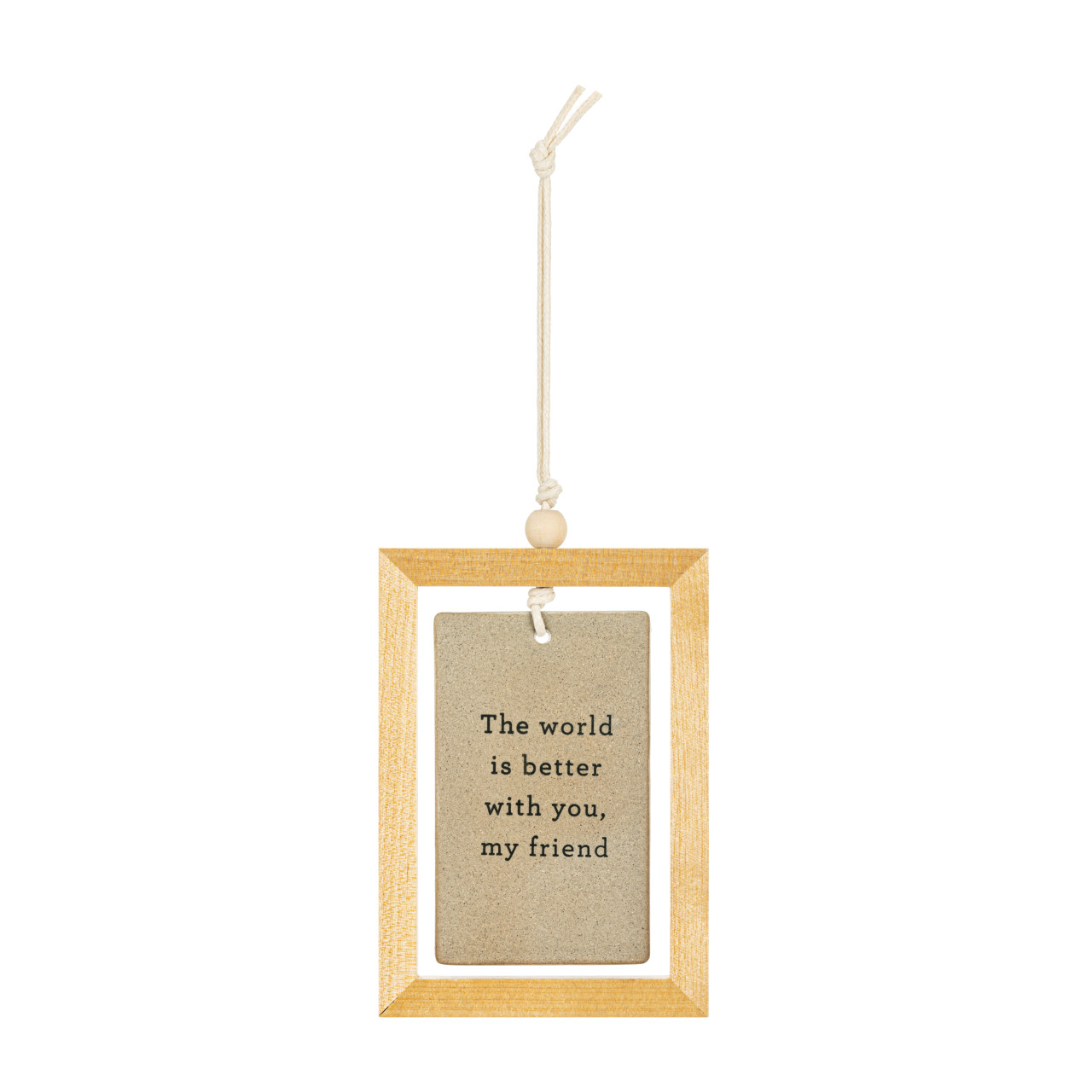 Better With My Friend Hanging Plaque thumbnail