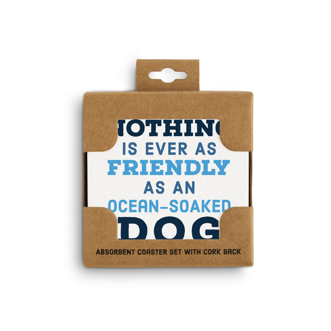Ocean-Soaked Dog Coasters - Set of 4 thumbnail
