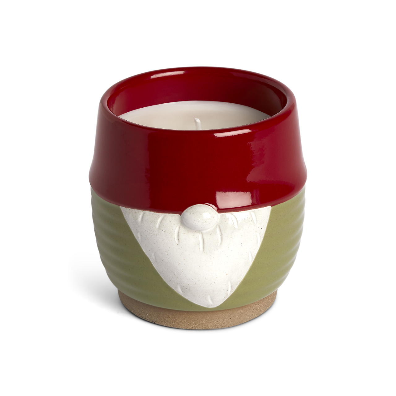 Small Ceramic Gnome Candle thumbnail