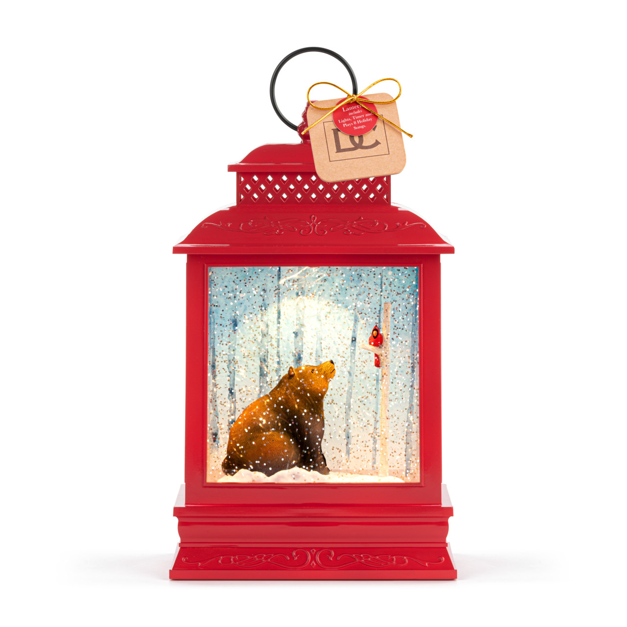 Lit Friends in the Woods Lantern thumbnail