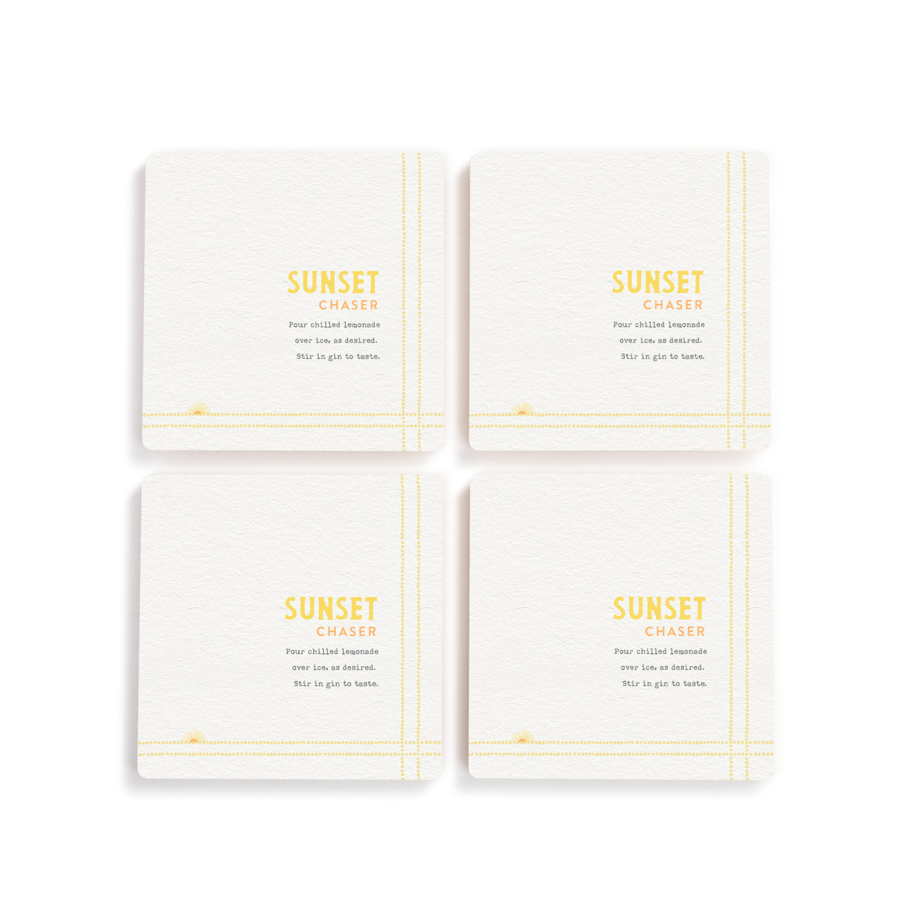 Recipes Sunset Chaser Coasters - S4 thumbnail