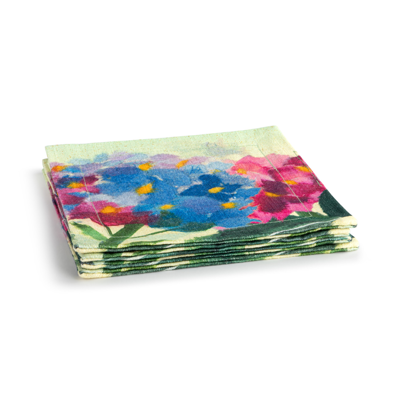 HydrangeaAjisai Fabric Cocktail Napkins thumbnail