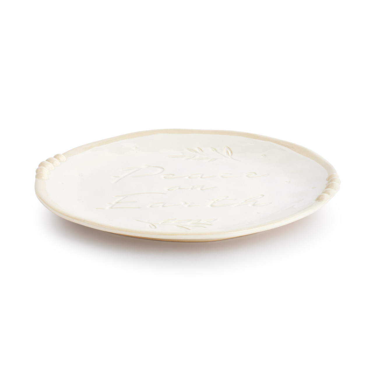 Peace on Earth Ceramic Round Plate thumbnail