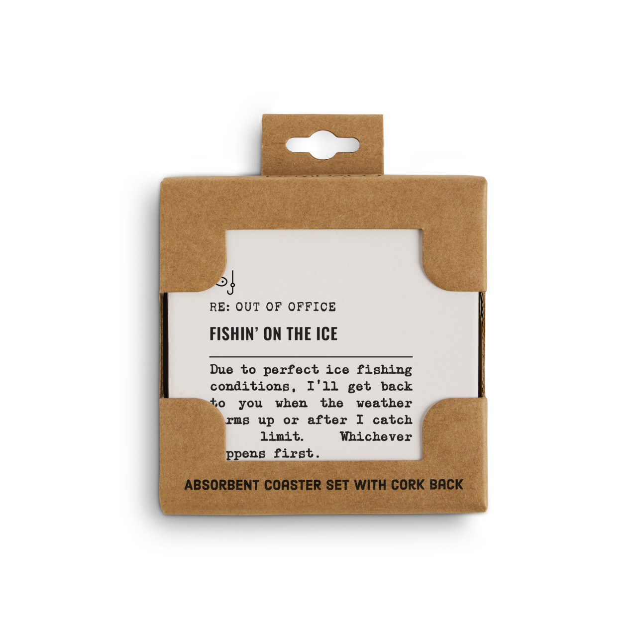 Fishin' on the Ice Coasters - Set of 4 thumbnail