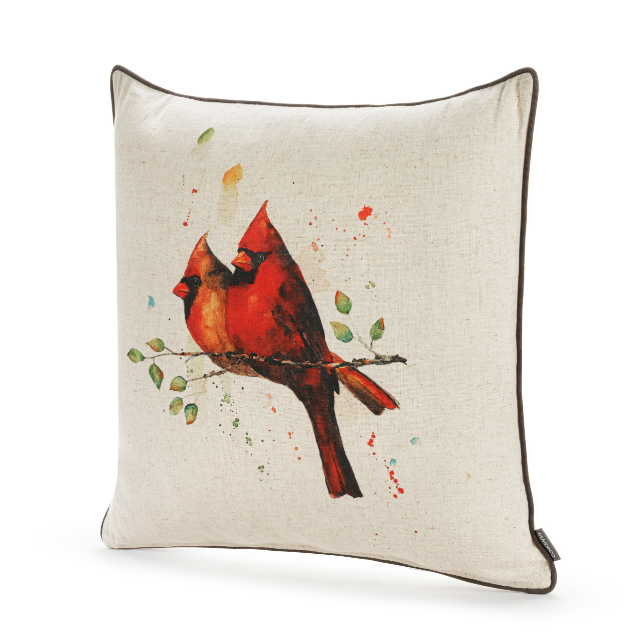 Cardinal Collection - Cardinal Pair Square Pillow thumbnail