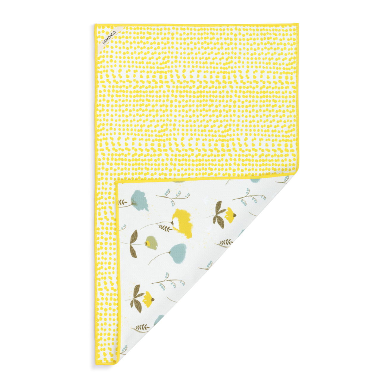 Whimsical Floral Absorbent Reversible Towel - 18x30in thumbnail