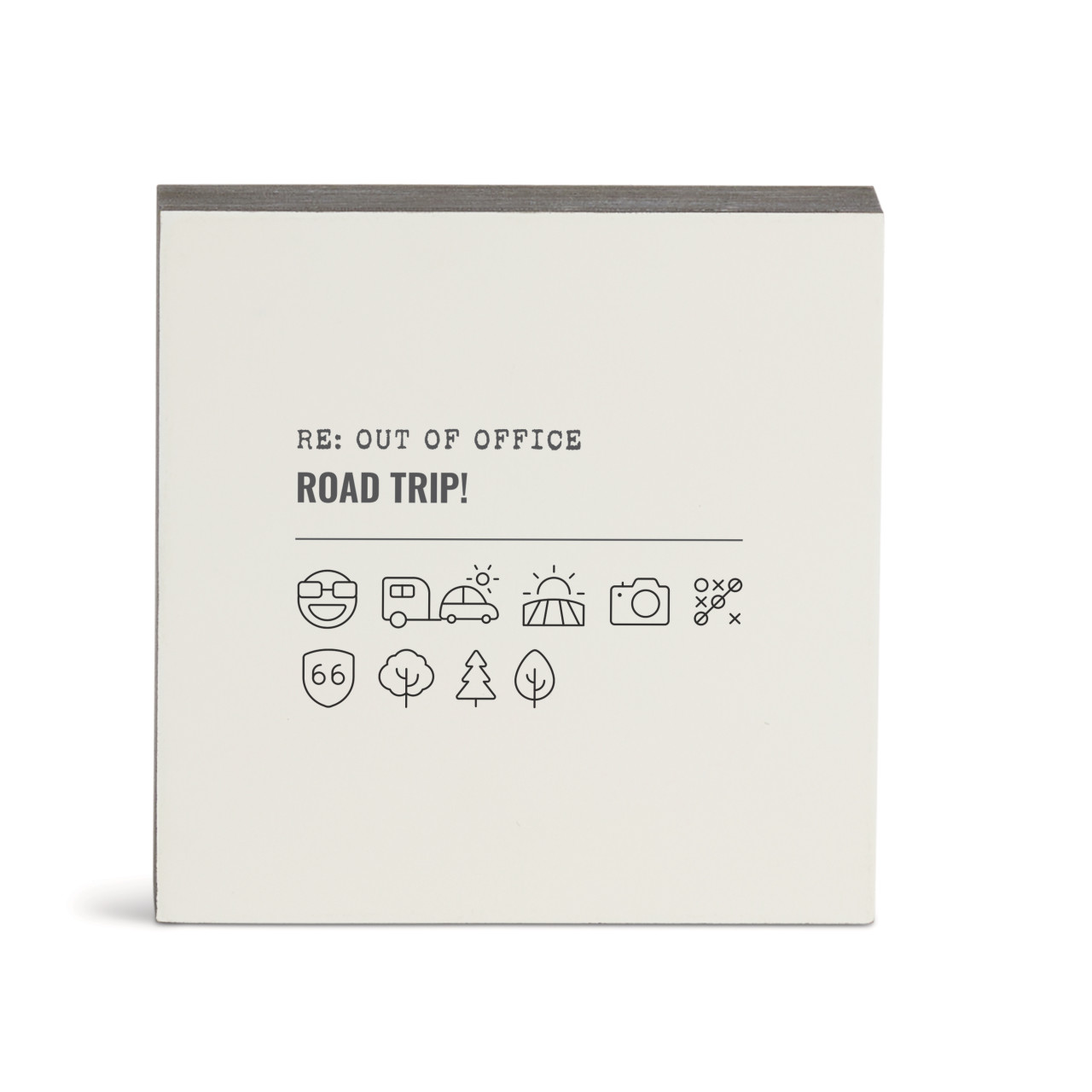 Road Trip Emoji Wall Art - 6"sq. thumbnail