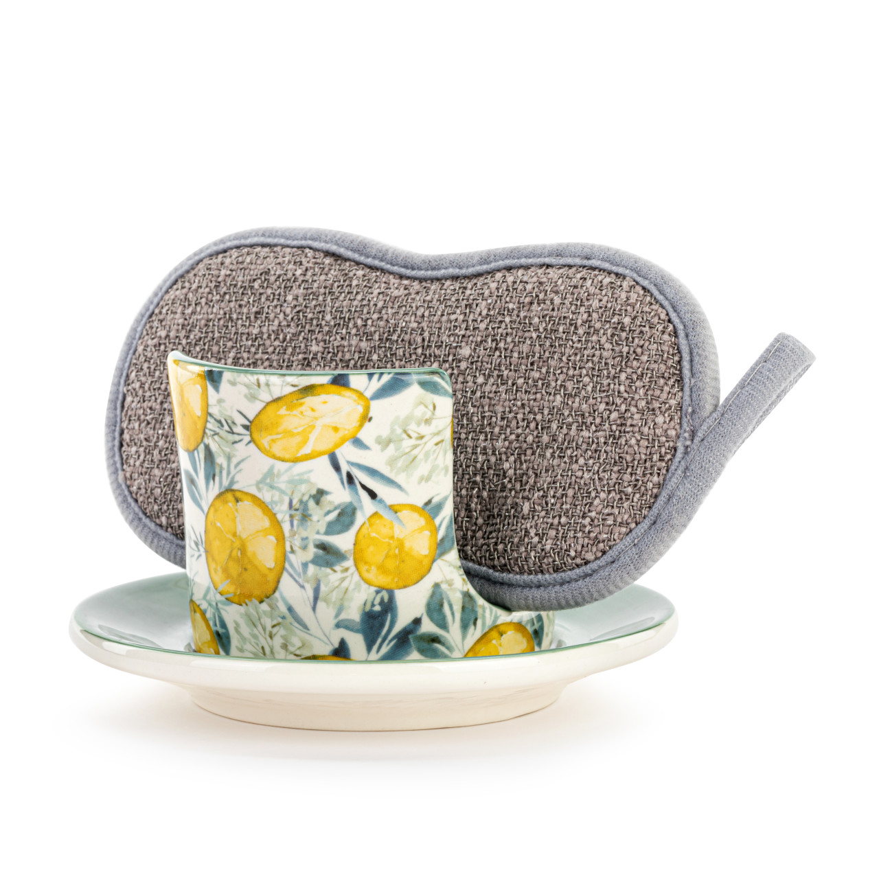 Lemons Soap Dish with Sponge thumbnail