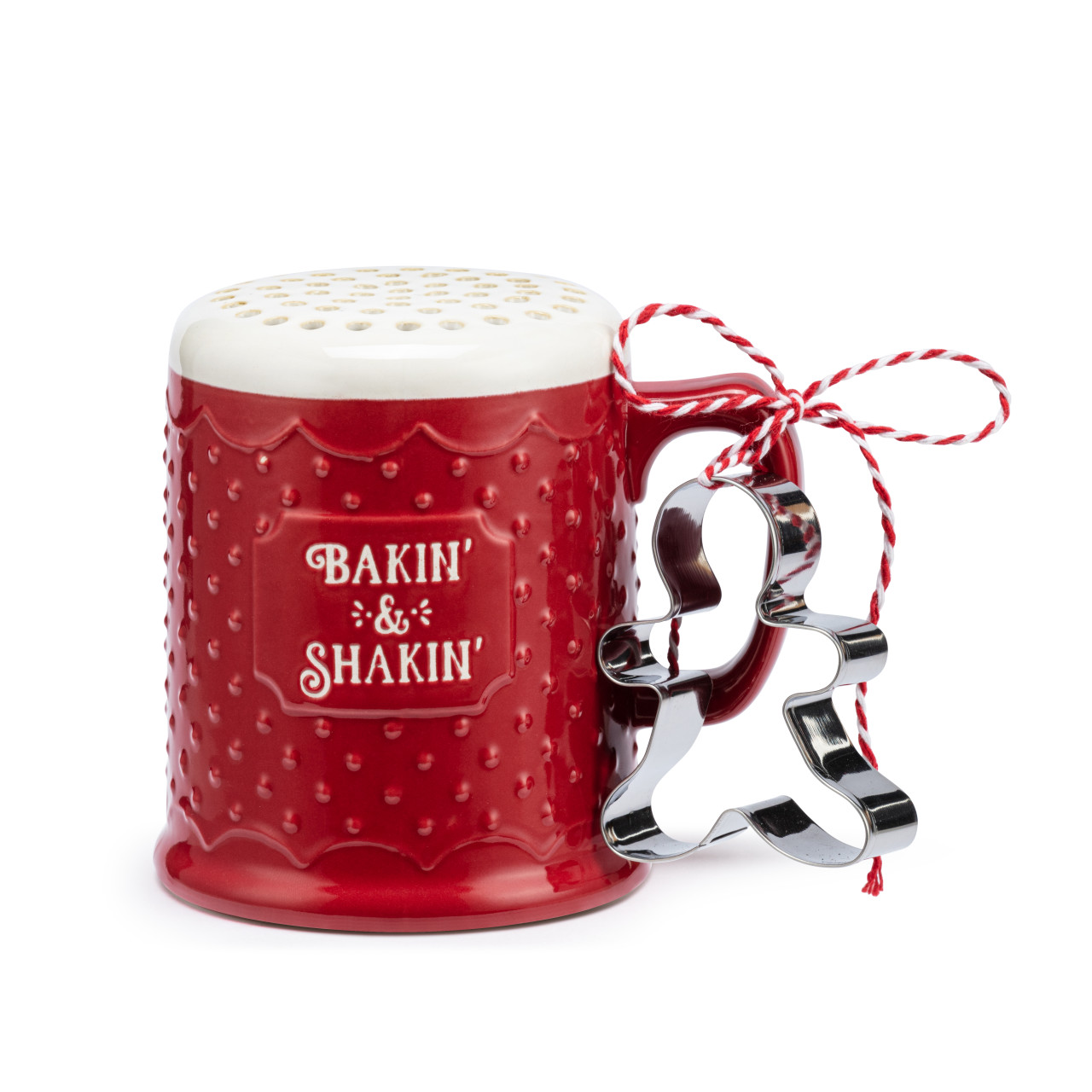 Bakin' and Shakin' Ceramic Powdered Sugar Shaker thumbnail