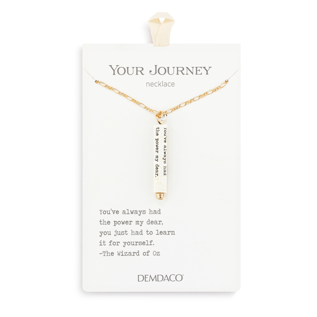 Learn for Yourself Quote Necklace thumbnail