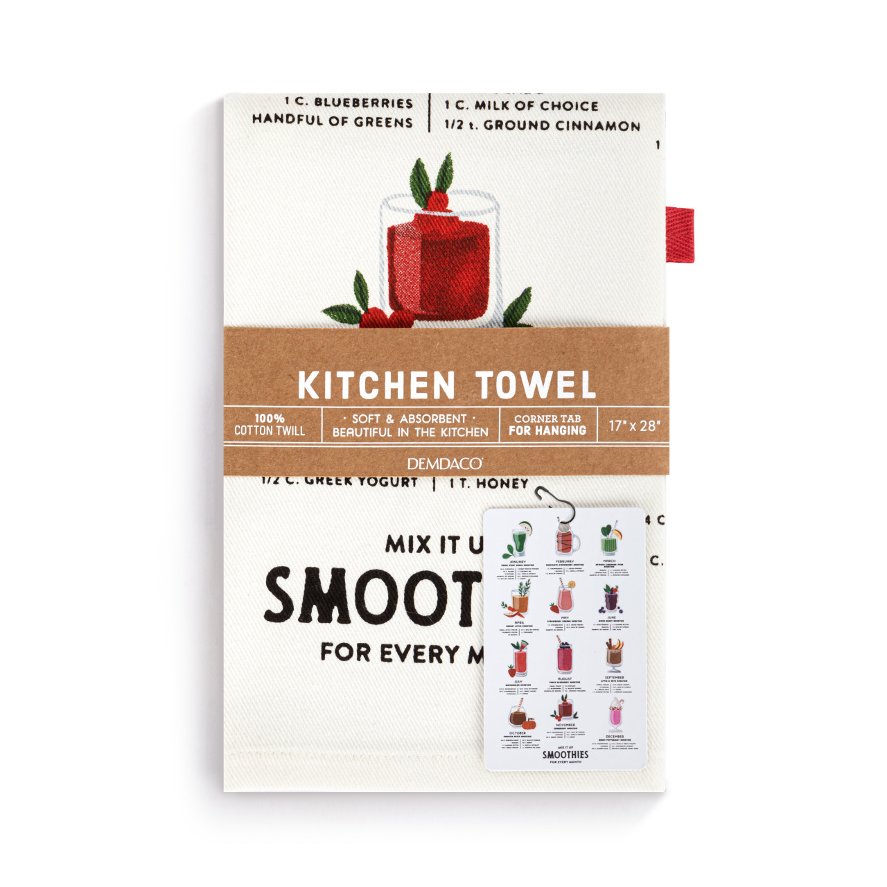 Smoothie of the Month Cotton Twill Kitchen Towel thumbnail