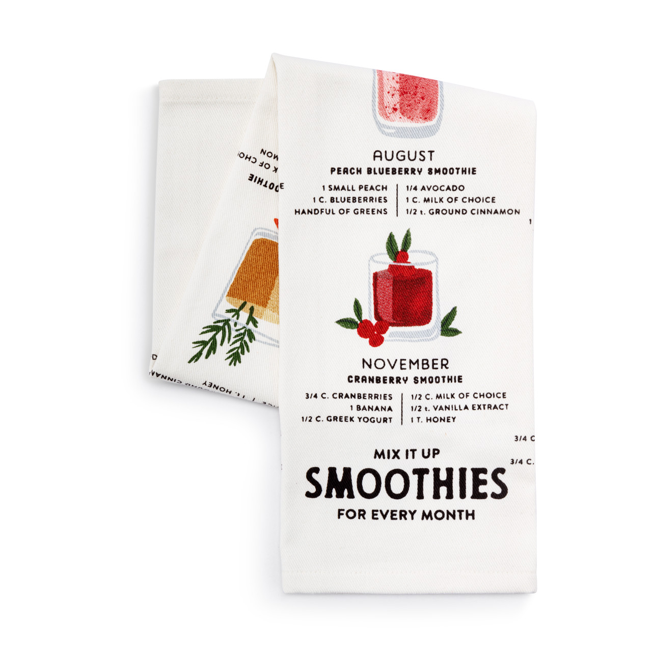 Smoothie of the Month Cotton Twill Kitchen Towel thumbnail