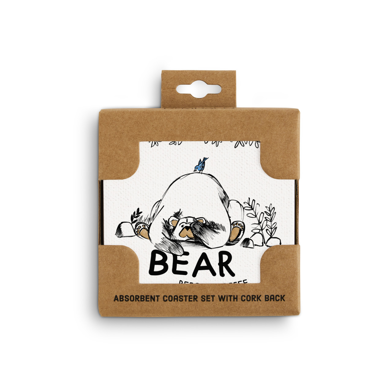 Bear Before Coffee Coasters -Set of 4 thumbnail