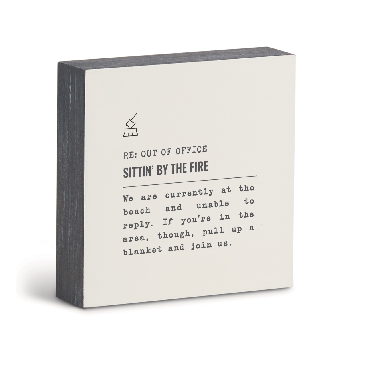 By the Fire Beach Wall Art - 6"sq. thumbnail