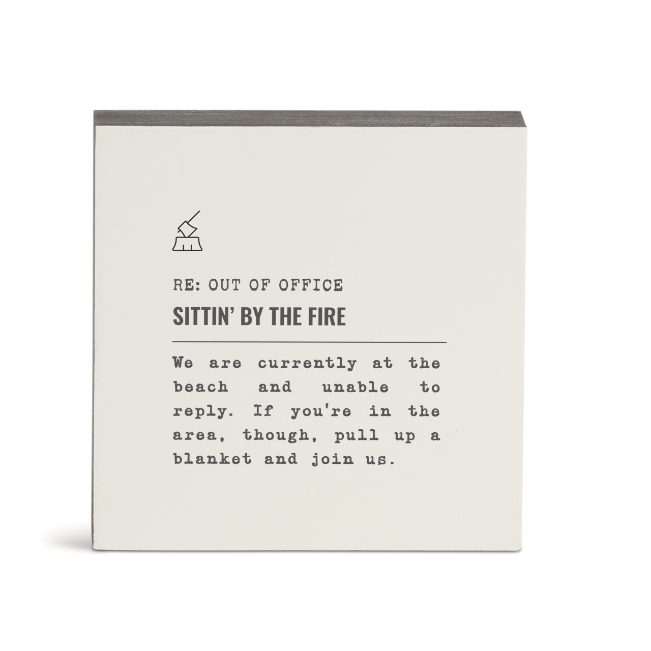 By the Fire Beach Wall Art - 6"sq. thumbnail