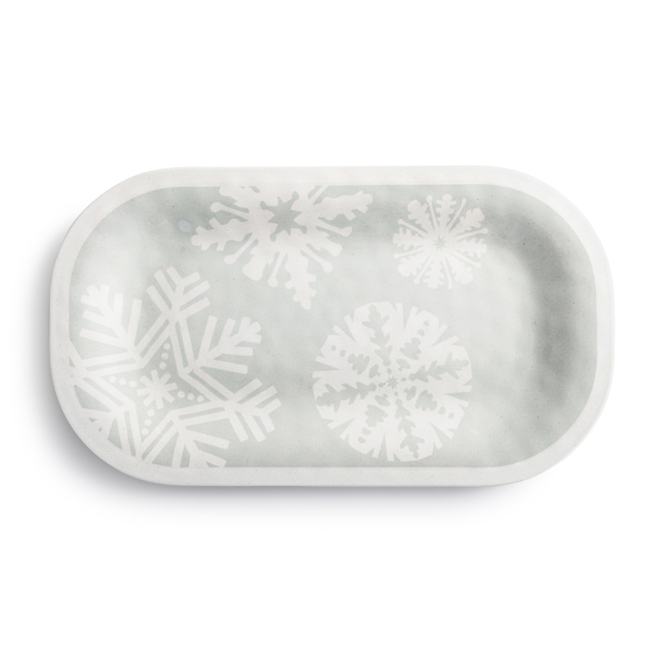 Snowflake Medium Melamine Rectangular Platter thumbnail