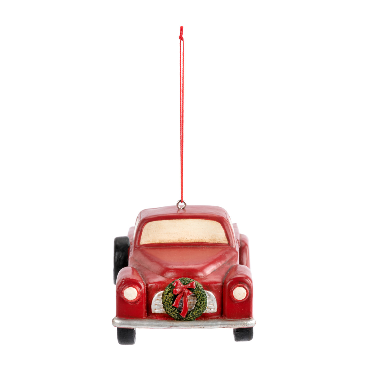 Red Truck in Santa's Bag Ornament thumbnail