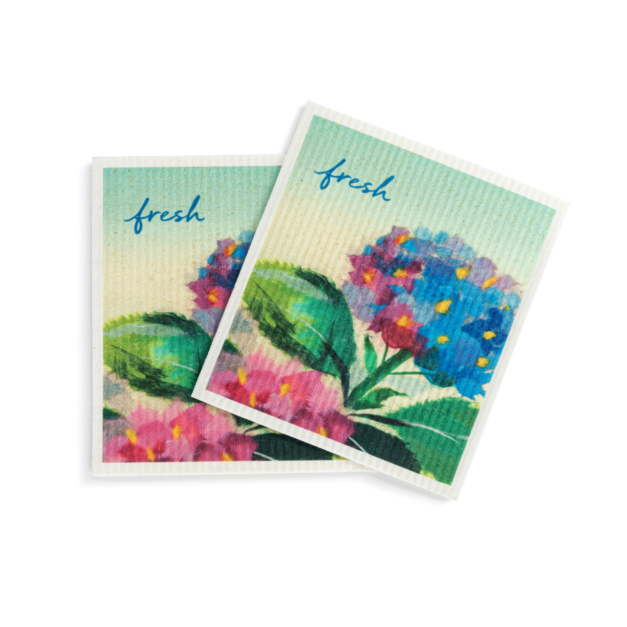 ArtLifting Biodegradable Dish Cloths Set of 2 - Hydrangea Ajisai thumbnail