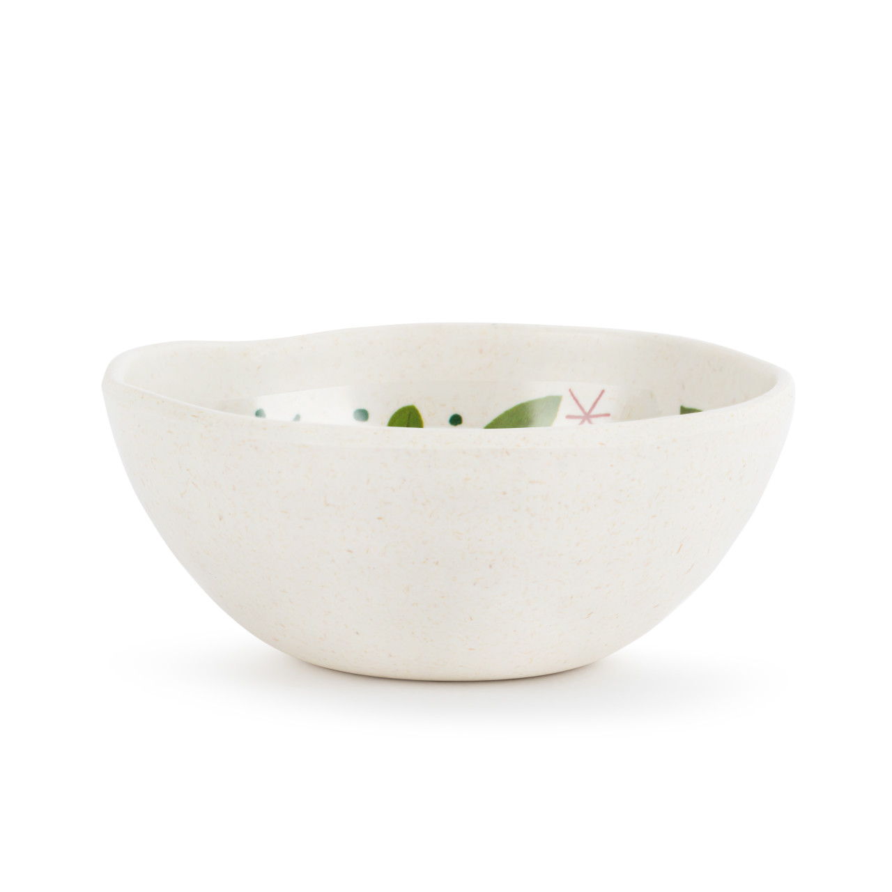 Poinsettia Melamine Dip Bowl thumbnail