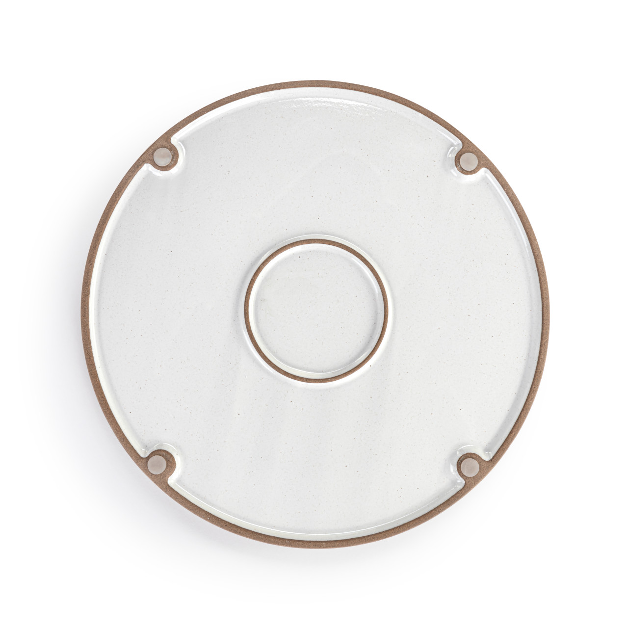 Round Medium Ceramic Candle Tray thumbnail